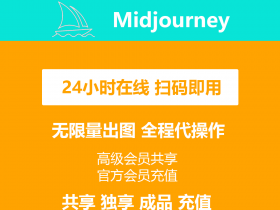 Midjourney高级会员账号共享订阅代充值MJ独享AI绘图画mjdjourney